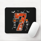 Nummer 7 Sechs Sieben Meme 6 7 Halloween Tanzender Mousepad (Mit Mouse)