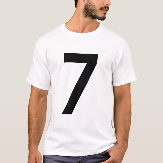 NUMMER 7 T-Shirt (Vorderseite)