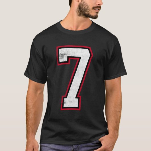 Nummer 7 T-Shirt (Vorderseite)