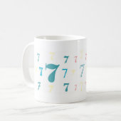 Nummer 7 Tasse (Vorderseite Links)