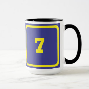 Nummer 7 tasse