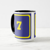 Nummer 7 tasse (Vorderseite Links)