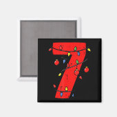 Nummer 7 Weihnachten 6 7 passend 67 Meme Männer Fr Magnet (Vorderseite/Rückseite)