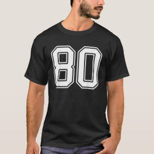 Nummer 80 Fan Player Jersey Style 80 Männer Frauen T-Shirt