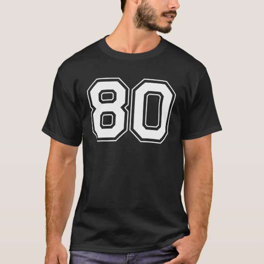 Nummer 80 T-Shirt (Vorderseite)
