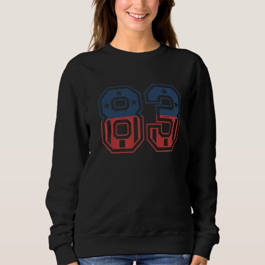 Nummer 83 USA Sweatshirt (Vorderseite)