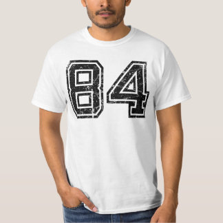 Nummer #84 Sports Jersey Retro Vintag Lucky No. T-Shirt