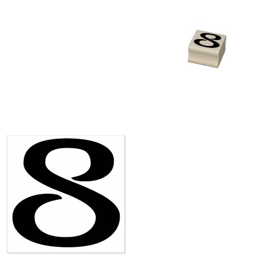 Nummer 8 Briefmarke aus Kautschuk Gummistempel (Stempel)