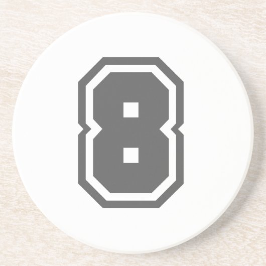 Nummer 8 getränkeuntersetzer (Vorne)