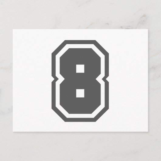 Nummer 8 postkarte (Vorderseite)