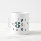 Nummer 8 Tasse (Vorderseite Links)