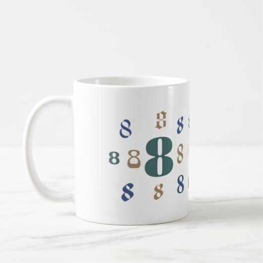 Nummer 8 Tasse (Links)