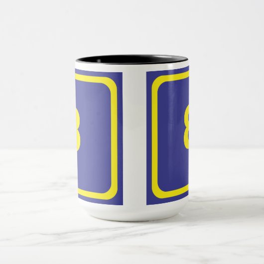 Nummer 8 tasse (Zentrum)