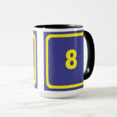 Nummer 8 tasse (VorderseiteRechts)
