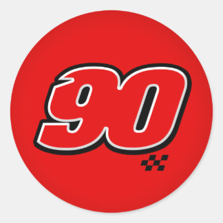 Nummer 90 - Aufkleber