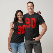 Nummer 90 Rote Weihnachtsgruppe Matching Christmas T-Shirt (Unisex)