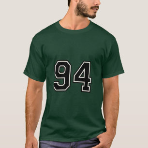 Nummer 94 Varsity-Sportstrikot 94. Geburtstag T-Shirt