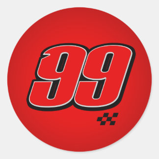 Nummer 99 - Aufkleber