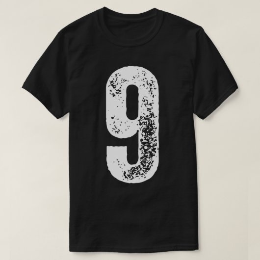 Nummer 9 T - Shirt (Design vorne)
