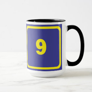 Nummer 9 tasse