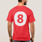 Nummer acht T-Shirt (Rückseite)