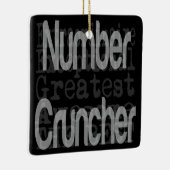 Nummer Cruncher Extraordinator Keramikornament (Rechts)