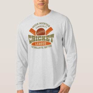Nummer der ausgewählten Cricket Club-Liga T-Shirt