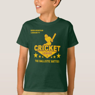 Nummer der ausgewählten Cricket Club-Liga T-Shirt