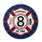 Nummer der benutzerdefinierten Feuerlöschstation | Dartscheibe (vorne)