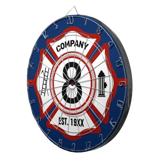 Nummer der benutzerdefinierten Feuerlöschstation | Dartscheibe (Vorderseite rechts)