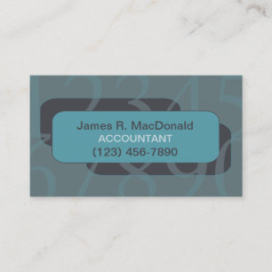 Nummer der Business Card Visitenkarte