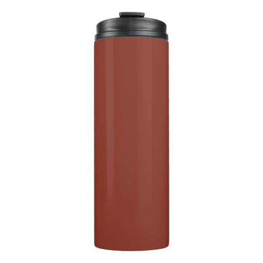 Nummer der Geburt (feste Farbe) Thermosbecher (Vorderseite)