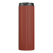 Nummer der Geburt (feste Farbe) Thermosbecher (Rückseite)