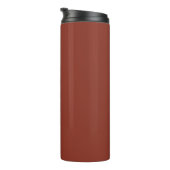 Nummer der Geburt (feste Farbe) Thermosbecher (Nach rechts gedreht)