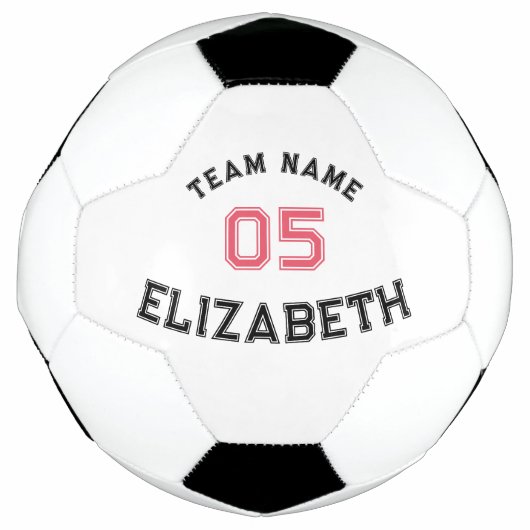 Nummer der personalisiert Player Team School Fußball (Vorderseite)