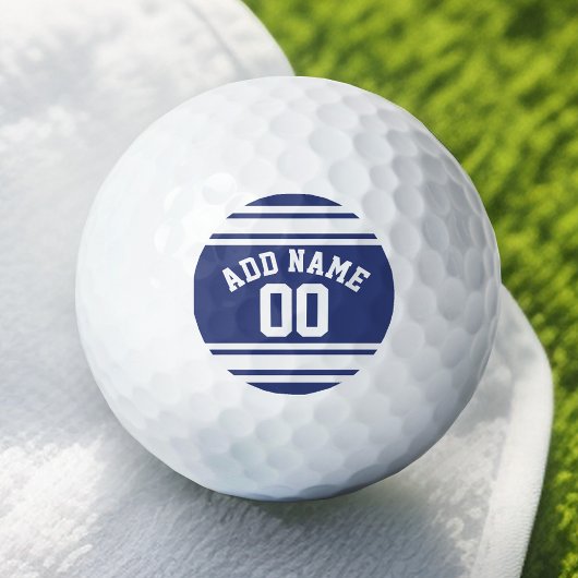 Nummer des Individuellen Namens der Streifen aus b Golfball