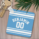 Nummer des Individuellen Namens der Streifen aus b Schlüsselanhänger<br><div class="desc">Wenn Sie ein Fantasy Football Team Besitzer sind,  machen Sie Ihre eigenen Produkte und zeigen Sie Ihren Freunden! Oder - Spielst du High School Football und will ein Memento? Dieses Sportdesign eignet sich perfekt für alle Sportler,  die Fußball oder Baseball spielen.</div>
