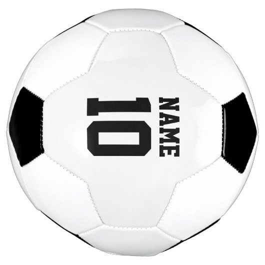Nummer des personalisierten individuellen Namens- Fußball (Gedreht)