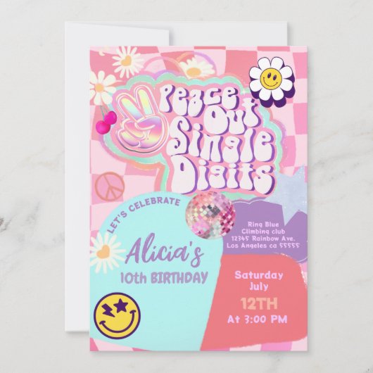 Nummer des Single Einladung (Vorderseite)