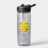 Nummer des Softballspielers Trinkflasche (Links)