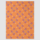 Nummer drei orange seidenpapier (Vorderseite)