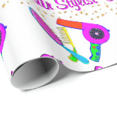 NUMMER EIN HAARSTYLIST UND SCHÖNER GESCHENKPAPIER (Rolleneckpunkt)