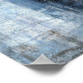 'Nummer Eins' Abstrakte Kunst Poster (Ecke)