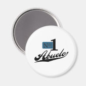 Nummer eins Abuelo Magnet (Vorderseite/Rückseite)