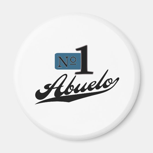 Nummer eins Abuelo Magnet (Vorne)