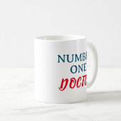 Nummer eins Arzt Kaffeetasse (VorderseiteRechts)
