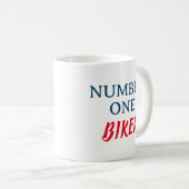 Nummer Eins Biker Kaffeetasse (VorderseiteRechts)