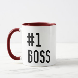 Nummer Eins Boss Custom Christmas Geschenk für Bos Tasse