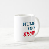 Nummer eins Bruder Kaffeetasse (VorderseiteRechts)