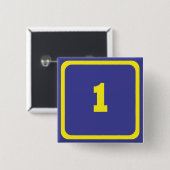 Nummer eins button (Vorne & Hinten)